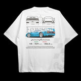 Drive in Style Car-Themed T-Shirts, F40 T-Shirt, F40 Technical Specs T-Shirt, Ride the Style, Racing Shirt, Sport Car Shirt Menswear Top