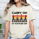 Carry On My Wayward Son T Shirt,  Gift For Woman and Man Unisex T-Shirt Sweatshirt Hoodie Style001