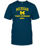 Chris_B_Lgrw Michigan Video Espionage Dept Shirt