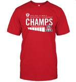 Arizona Wildcats Blue 84 2023 PAC-12 Men's Basketball Conference Tournament Champions T-Shirt