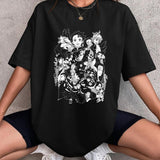 Demon Slayer full characters t-shirt, Demon Slayer main characters shirt, Kimetsu No Yaiba t-shirt, anime sweatshirt hoodie, Tanjiro shirt, Rengoku t-