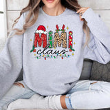 Christmas Mama Gigi Nana Claus Sweatshirt, Christmas Shirt for Mom Grandma Gigi, Xmas Family Shirt, Unisex Graphic Cotton Comfort, Shirt for Men for W