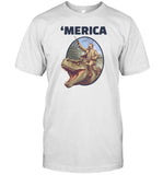 Chris Long Teddy Roosevelt Allosaurus T-Rex Merica Shirt