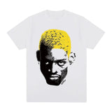 Dennis Rodman Hip Hop T-shirt Streetwear 90 Rodzilla Vintage Summer Fashion Cotton Men New TEE TSHIRT Womens Tops Style001