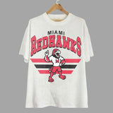 44. Miami RedHawks Vintage NCAA Football Sweatshirt, University Team Gear, Classic Apparel Gifts for Enthusiasts