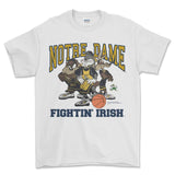 1994 Notre Dame Fightin' Irish Looney Tunes T-Shirt, graphic vintage sports tees for men Style001