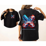 Custom Year Gen X 2 Side T-shirt 1965-1980 Flag X Proud Member Shirt V2