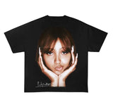 Big Face PinkPPPantheressss T Shirt 90s, rapper, rap tee