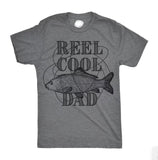 DMens Reel Cool Dad T shirt, Funny Fathers Day Fishing Gift for Husband Fisherman Graphic Tees, Mens Funny T Shirts, For him, Father's Day Dad T-Shirt
