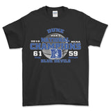 2010 Duke NCAA National Champions T-Shirt, graphic vintage sports tees for men