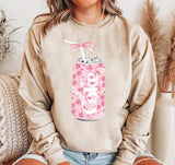 Dr. Pepper Coquette Bow Pink Sweatshirt T Shirt Hoodie, Dr. Pepper Crewneck, Dr. Pepper Lover, I Need Dr. Pepper, Coquette, Dr. Pepper Lover, Gift for