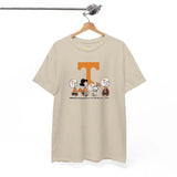 All Teams NCAA Football Snoopyy Sand Color T-Shirt, Cute Sand Color Football Shirt, Classic Fit Unisex Men Women Tee