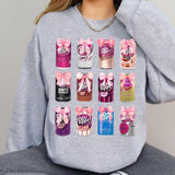 Dr Pepper Sweatshirt T shirt Hoodie, Coquette Bow Cans Dr Pepper, Soda Can Shirt, Pink Bow Dr Pepper Cans Shirt, Soft Drinks Lover Gifts, Dr Pepper Lo