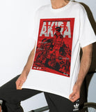 Akira T-Shirt, Anime Movie Gift Shirt, Vintage Retro 80s Manga Japanese Neo Tokyo Red Graphic Tshirt Cotton Top