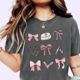 Coquette RN Shirt, Nurse Graduation Gift, Pediatric Nurse Shirt, NICU Nurse Shirt, Icu Rn, ER Nurse Tee, Nurse Practitioner, nurse shirt