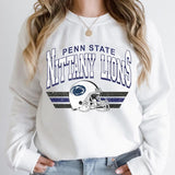 38. Penn State Nittany Lions Vintage NCAA Sweatshirt, University Team Apparel, Classic Football Gear for Fans