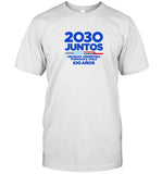 2030 Juntos Uruguay Argentina Paraguay Chile 100 Anos T-Shirt_2
