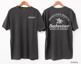Budweiser T-Shirt, Funny drinking shirt, Budweiser Comfort Colors, Budweiser King Of Beer Style001