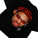 Dennis Zig Zag Red Hair Hollywood 90's Vintage Design T-Shirt Basketball Streetwear Style001