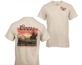 Coors Sunset in Golden Colorado Front and Back Print T-Shirt Sweatshirt For men Women -Gender-Neutral Appeal - Color Spectrum Choice - Fit for All - Limited Edition Prints - Fashion for All
