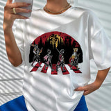 Demon Slayer team on Abbey Road Shirt, Nezuko Tshirt Swearshirt Hoodie, Main Characters Shirt, anime sweatshirt hoodie, Y2k Shirt, Gift for Anime love