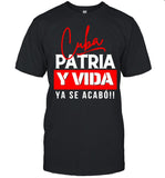 Cuba Patria y Vida Ya Se Acabo shirt_1