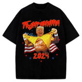 Donald Trump Trumpster Ripping Shirt Like Hogan President 2024 Victory Custom Graphic T-Shirt Style001