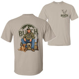 Busch Light Camo Trump Hunting T-Shirt, Trump Won 47th President Election 2 Sided Graphic Printed Unisex Classic Cotton T-shirt Style001