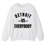 Detroit Vs Everybody Sweatshirt, Vintage Style Detroit Football shirt, Game Day Pullover, Sunday Football