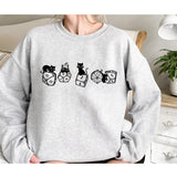 Cute Dnd Shirt, Dnd with Black Cat Sweatshirt, DM shirt, Dungeons and Dragons cat shirt, D20 shirt, D&D wizard, Dnd cats and dice shirt, DnD merch, Dnd gifts