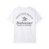 Budweiser T-Shirt, Funny drinking shirt, Whiskey Alcoholic, Budweiser King Of Beer, Vintage Beer Cotton Tee