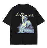Deftones WHITE PONY Vintage Style Shirt Cotton Decoration Menswear Top