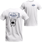 Busch Light Beer Doodlebob T-shirt, Busch Light Short Sleeve Tee, Beer Shirt Viral Menswear Top