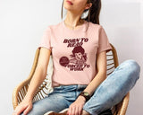 Born To Read Bookish Unisex Shirt, Funny Reader Shirt, Book Addict Lover Shirt, Dark Romance Spicy Books Shirt, Bookish Gift For Her Comfort Fabric