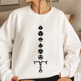 DnD Sword Shirt, Retro D&D Dice Funny T-Shirt, Dungeons And Dragons Shirt, Geeky Shirt, Rpg Gamer Shirt, Board Games Outfit Tee, Tabletop Gaming Tee, Dnd Dice Set, RPG Lover Gift