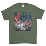 2024 Paris USA Team Basketball T-Shirt, graphic sports tees for men