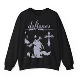 Deftones Tour Sweatshirt, Deftones Band Shirt, Rock Band Shirt Full Size Trending Sweatshirt Cotton Fabric