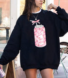 Dr. Pepper Coquette Bow Pink Sweatshirt T Shirt Hoodie, Dr. Pepper Crewneck, Dr. Pepper Lover, I Need Dr. Pepper, Coquette, Dr. Pepper Lover, Gift for