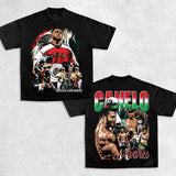 CANELO-SAUL ALVAREZ TEE ,Boxing T-shirt, Fighter Tee, Boxer Shirt, Sports Shirt, Vintage Boxing Tee, Graphic Boxing Champ T-Shirt Hoodie Sweatshirts Style001