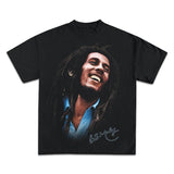 BOB MARLEY  VINTAGE GRAPHIC T-SHIRT - STREETWEAR Style001