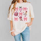 Coquette Teacher Comfort Shirt, Retro Teacher Shirt, Back To School Teacher Tee, Teacher Appreciation Gifts, Teacher Birthday Gifts, New Teacher Gift, Retro Teacher Tee, Kindergarten Teacher, 1st Grade Teacher, Teacher Women Top