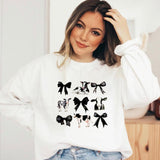 Coquette Cows and Bows Sweatshirt, Women's Farm Aesthetic Tee, Women's Comfort Colors Graphic Tee, Cow Lovers T-Shirt, Unisex Cotton Shirt, Gift For A