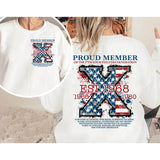 Custom Est.Year Flag FAFO Gen X 2 Side T-shirt, Gen X Shirt, Raised On Hose Water Neglect FAFO Generation 1965-1980 Shirt Style001