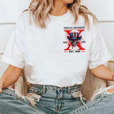 Custom Gen X Raised On Hose Water And Neglect T-Shirt - Vintage Inspired Funny Saying Sarcasm Quotes Shirt