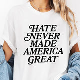 Anti Trump Shirt, Hate Never Made America Great Tshirt, Kamala Harris Fuck Trump 2024 Election, I Didn't Vote For Him, Election 2024
