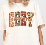 Cozy Season Sweatshirt - Tshirt - Hoodie, Women Fall Shirt, Christmas Shirts, Retro Fall Sweatshirt, Womens Fall Shirt, Get Cozy Sweatshirt, Christmas