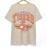 Clemson Tigers Vintage NCAA Sweatshirt, University Football Shirt, Classic Gift for Fans, Cotton, T-Shirt, Unisex Style, Modern Comfort Collection
