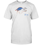 Denver Broncos Bo Nix Homage Ash Rookie Paint Tri-Blend Shirt