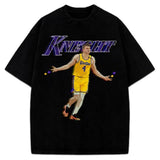 Dalton Knecht Graphic Tee Westside Knecht 4 Basketball Los Angeles T-Shirt Style001