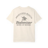 Budweiser T-Shirt, Funny drinking shirt, Whiskey Alcoholic, Budweiser King Of Beer, Vintage Beer Cotton Tee Style001